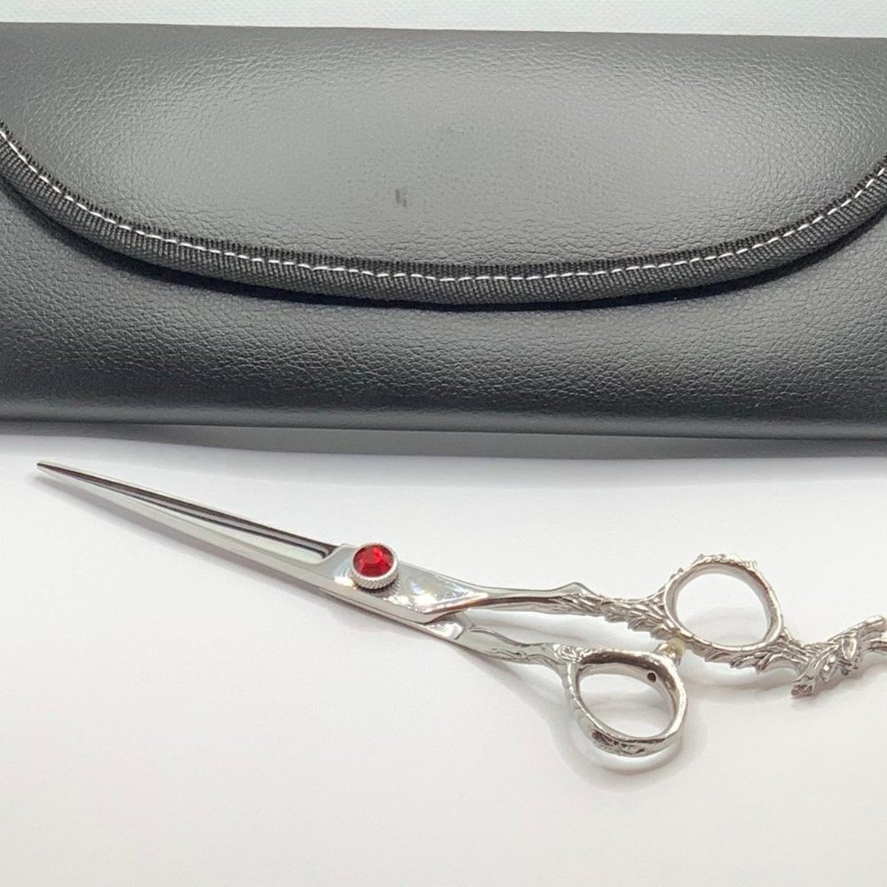 Barber Cutting Shear Japanese Steel Dragon Handle